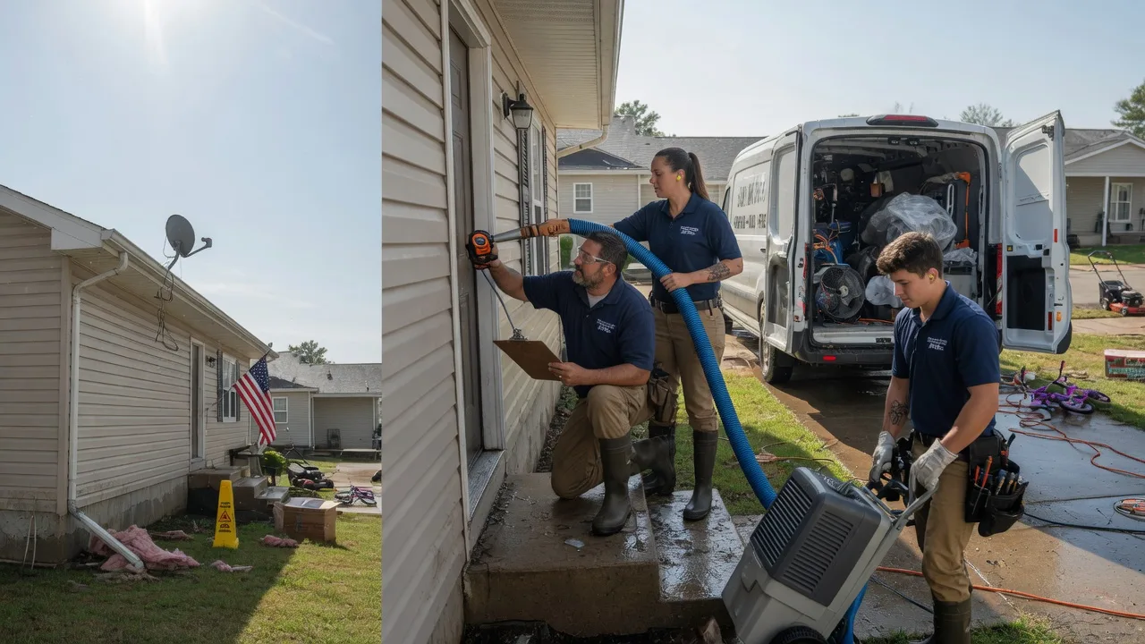 Ceiling Water Damage Restoration in Heidrick, KY near me